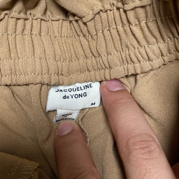 sand Coloured tie dress pants - Picture 3 of 3